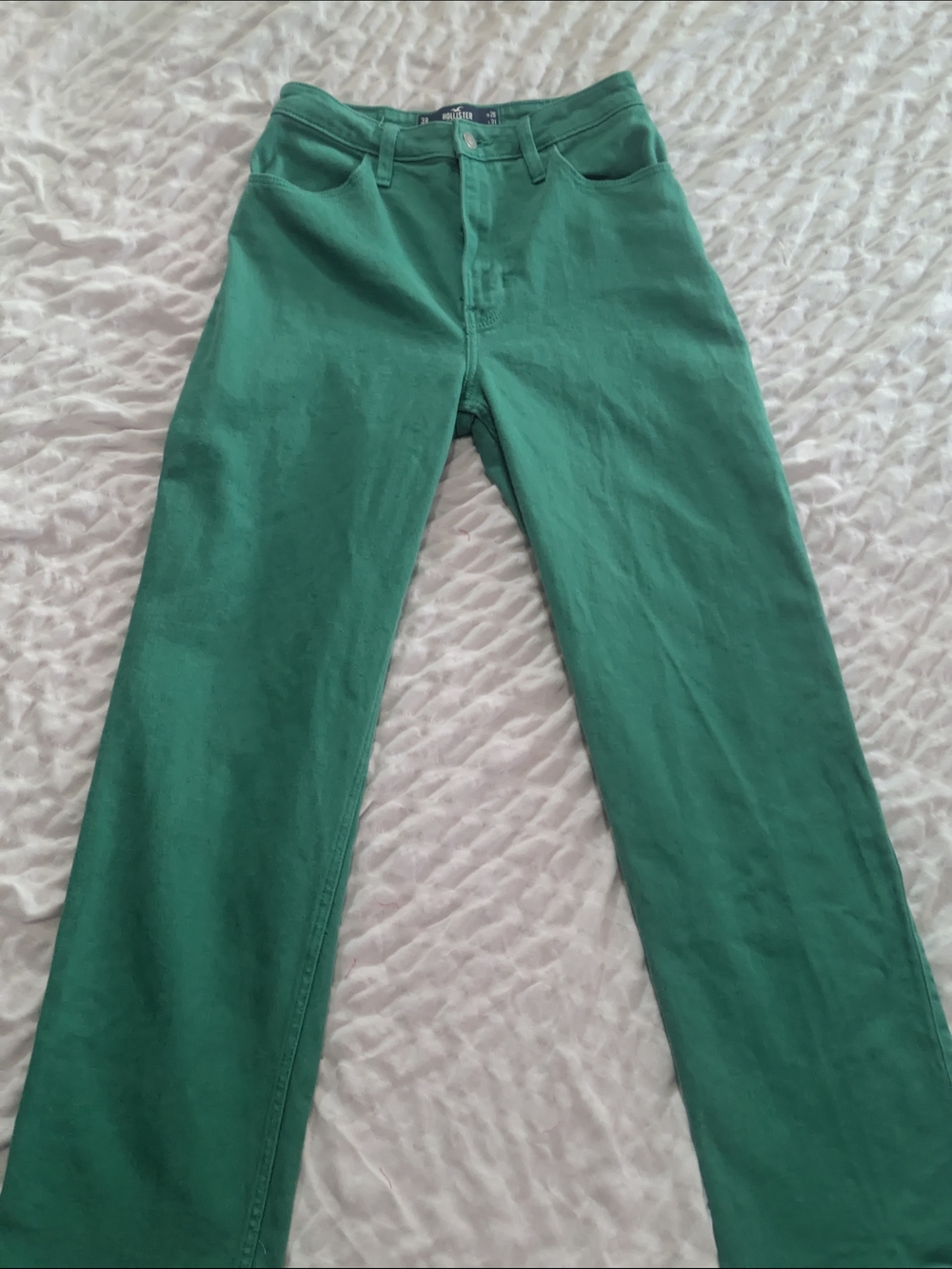 Hollister High Rise Jeans in Green